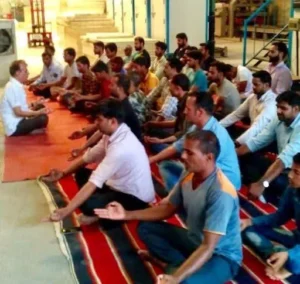 Meditation and yoga workshop organized by at the best yoga studio in Gurgaon